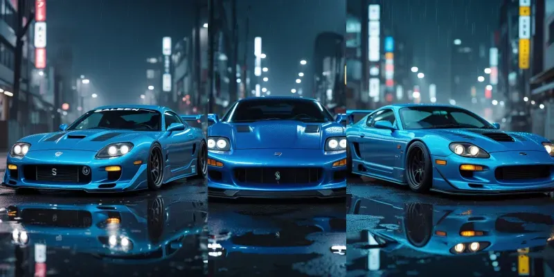 Ultrarealistic Saleen S7 Cyberpunk Edits generated by undefined