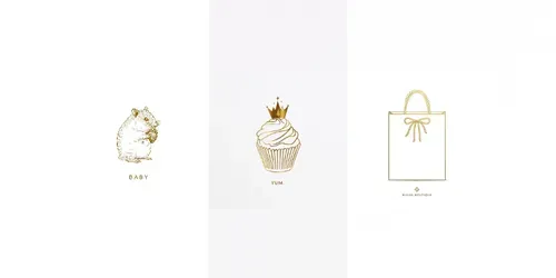 Elegant Gold Logo Designs generated by midjourney
