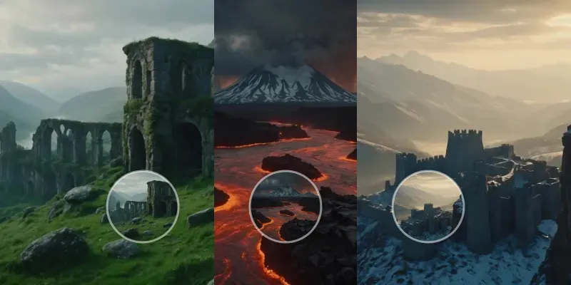 Epic Fantasy Landscape Brolls generated by undefined