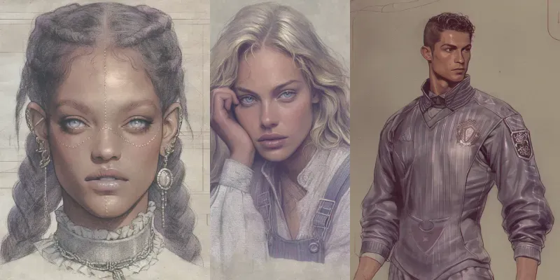 Hyperrealistic Digital People Illustrations