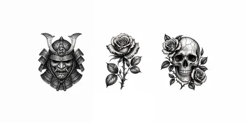 Blackwork Tattoo Designs generated by chatgpt-image