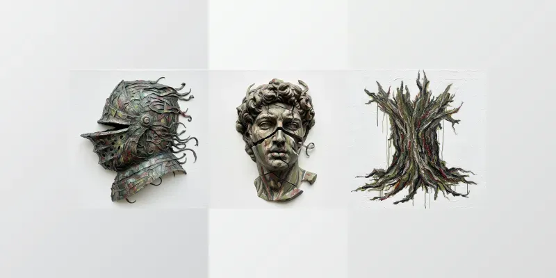 Shredded Realities Deconstructed Forms generated by undefined