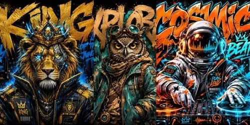 Urban Graffiti Character Packs generated by chatgpt-image