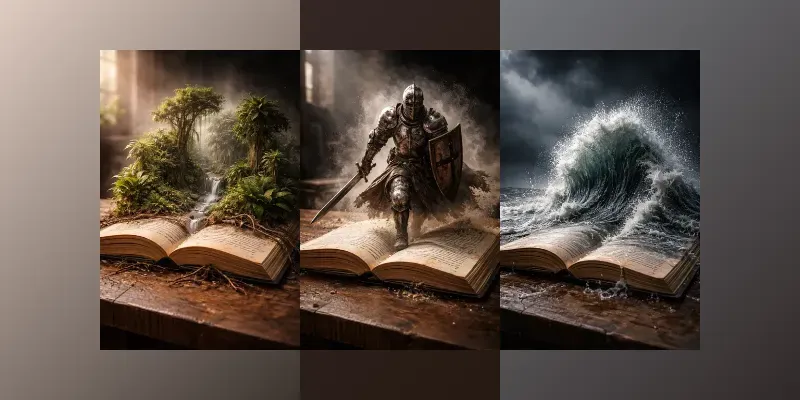 Photoreal Bookborne Storycraft generated by undefined