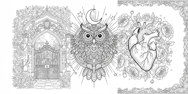 Elite Line Art Coloring Pages generated by undefined