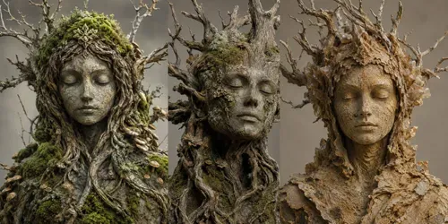 Mystical Nature Sculptures generated by chatgpt-image