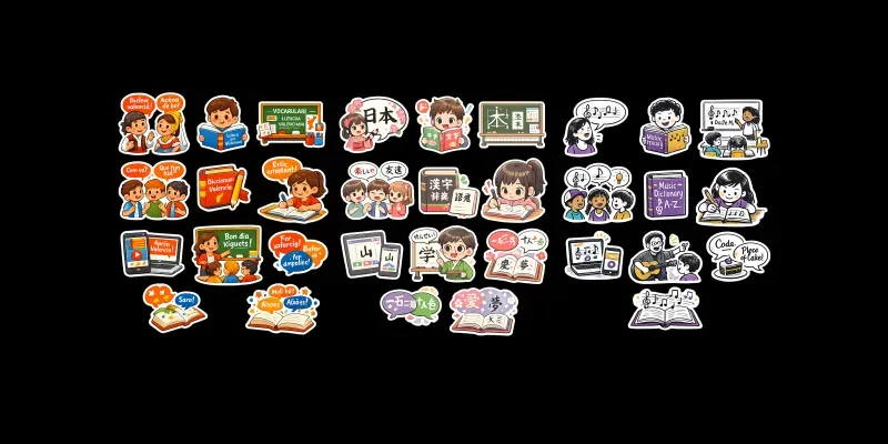 Educational Sticker Sets generated by undefined