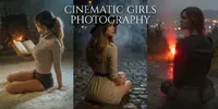 Vertical Cinematic Girls Photography midjourney prompt mini thumbnail