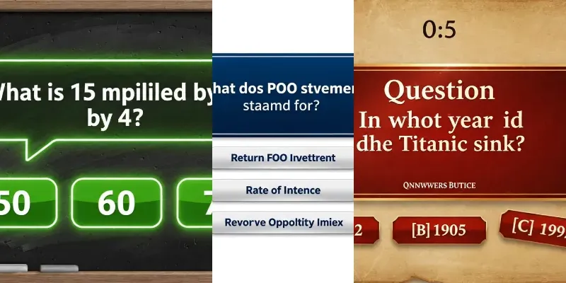 Animated Trivia Quiz Videos generated by undefined