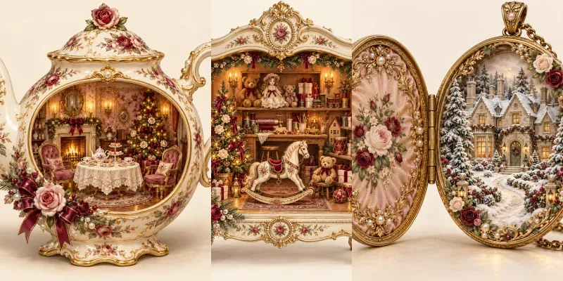 Victorian Christmas Keepsake Worlds