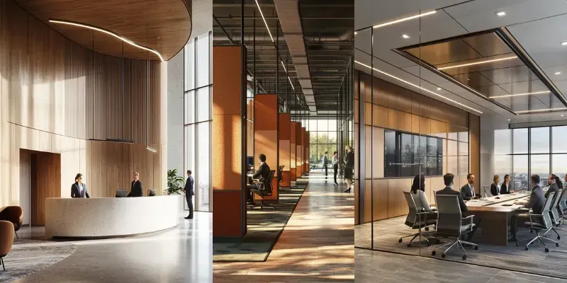 Modern Office Interior Designs generated by undefined