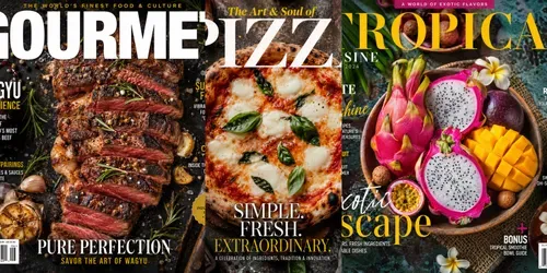 Fresh Catch Magazine Covers generated by chatgpt-image