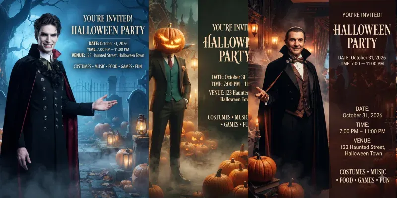 Halloween Party Invitations