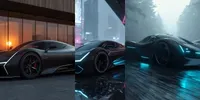 Futuristic Smart Sports Cars leonardo prompt mini thumbnail