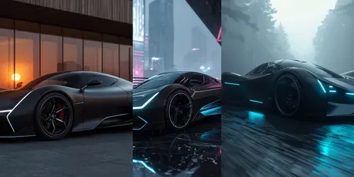 Futuristic Smart Sports Cars generated by leonardo