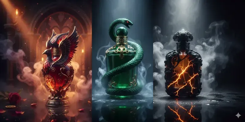 Mystic Gothic Perfume Bottle Makers generated by undefined