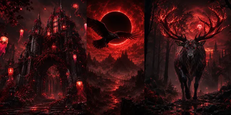 Crimson Dark Fantasies generated by undefined