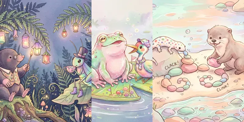 Charming Storybook Watercolor Art