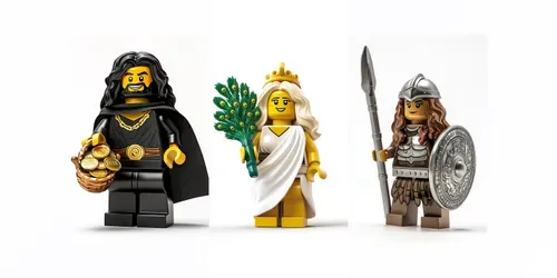 Lego Versions Of The Olympus Gods generated by midjourney