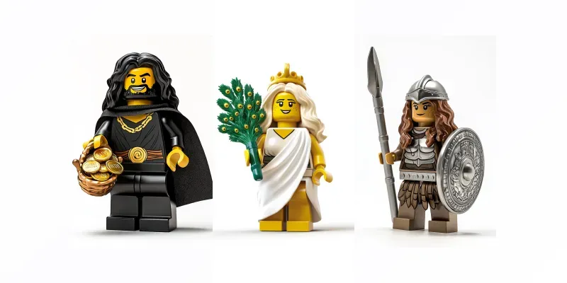 Lego Versions Of The Olympus Gods generated by undefined