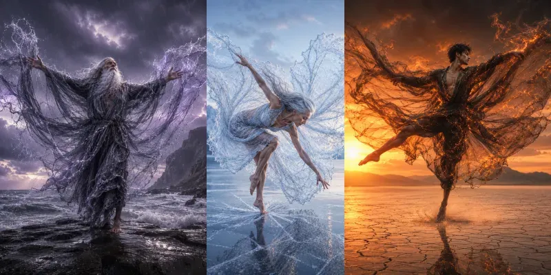 Elemental Dancers generated by undefined