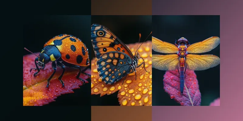 realistic Macro Insect Photography generated by undefined