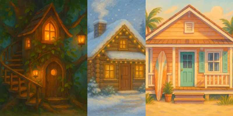 Dream Home Portraits generated by undefined