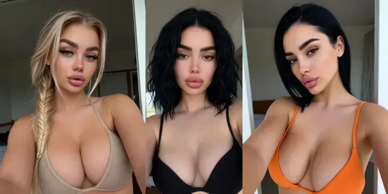 Beautiful Model Women Instagram Selfies generated by undefined