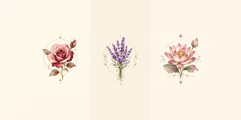 Elegant Watercolor Boutique Logo Creators