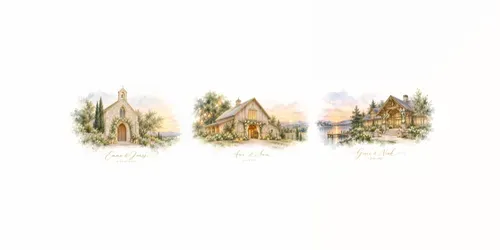 Wedding Venue Portrait Art Prints generated by chatgpt-image