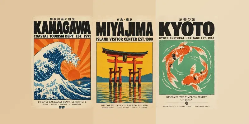 Vintage Japanese Travel Posters