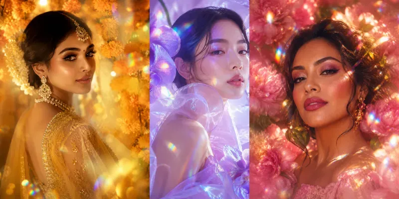 Prism Bloom Portraits generated by undefined