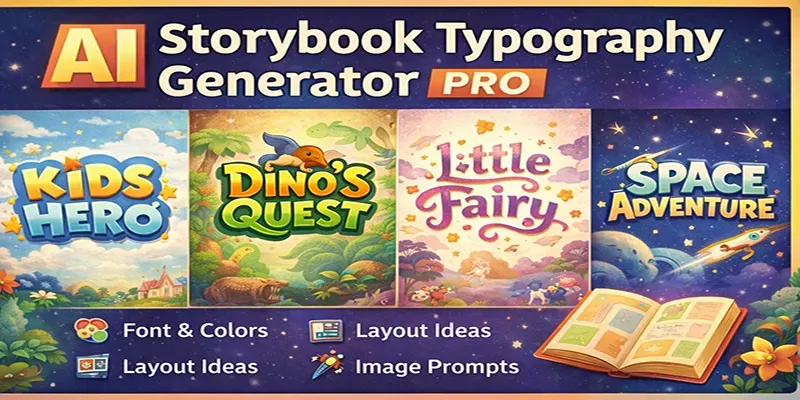 Storybook Typography Generator Pro generated by undefined