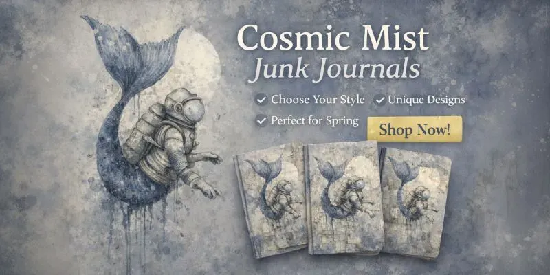 Spring Cosmic Mist Junk Journals generated by undefined