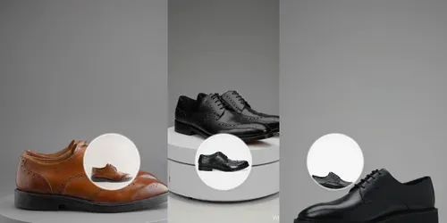 Mens Shoes Rotation Showcases generated by veo