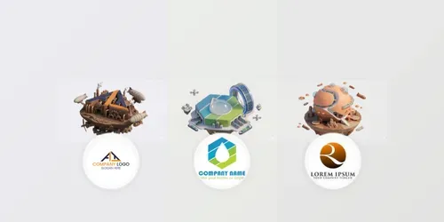 Chronobrand Logos To 3D Arch Evolutions generated by gemini-image