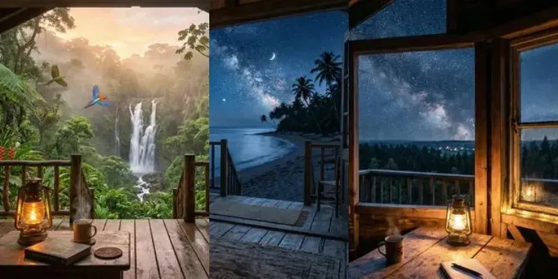 Cozy Rustic Cabin Interiors generated by undefined