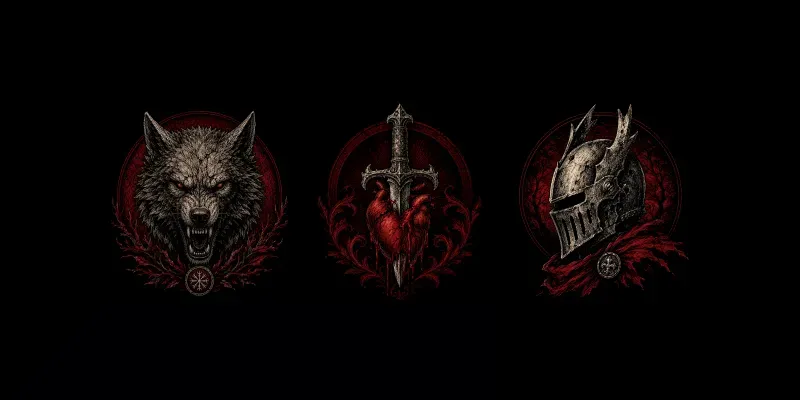 Dark Fantasy Woodcut Illustrations generated by undefined