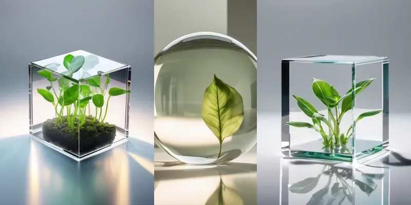 Futuristic Eco Glass Concepts generated by undefined