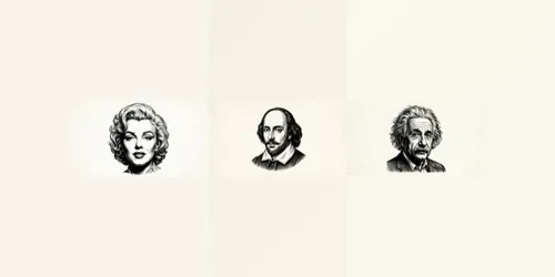 Engraved Portrait Illustrations generated by gemini-image