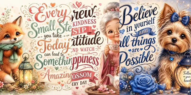 Whimsical Hug Quote Posters generated by undefined