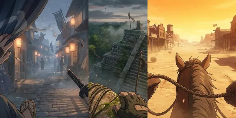 Cinematic Pov Anime Worlds generated by undefined