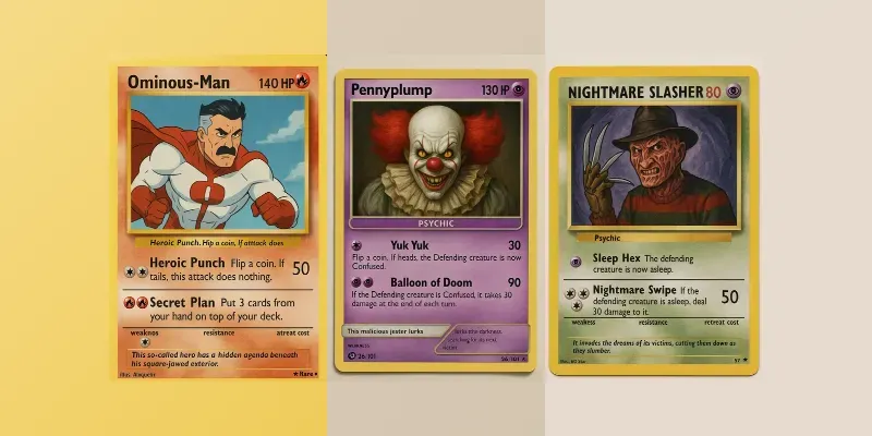 Pokemon Parody Cards generated by undefined