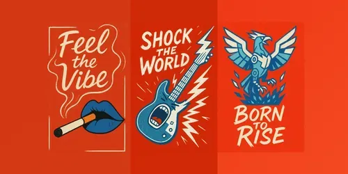 Vibrant Pop Art Posters generated by chatgpt-image