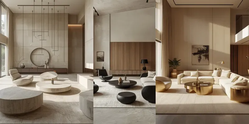 Organic Minimalist Luxury Interior Prompts generated by undefined