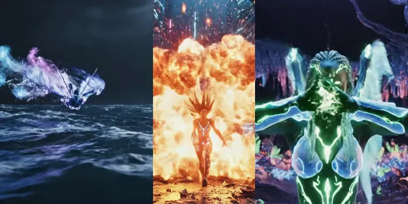 Neon Fantasy Action Movie Scenes generated by undefined