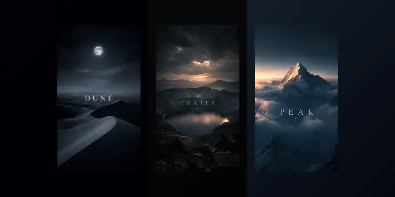 Luxury Dark Nature Wallpapers generated by undefined