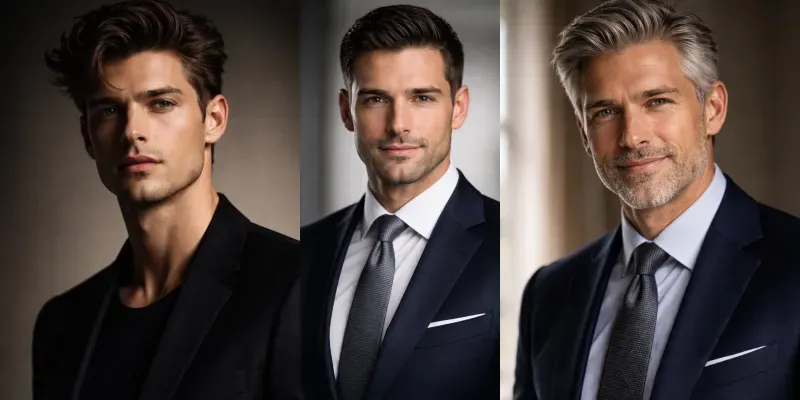 8K Photorealistic Man Portraits generated by undefined