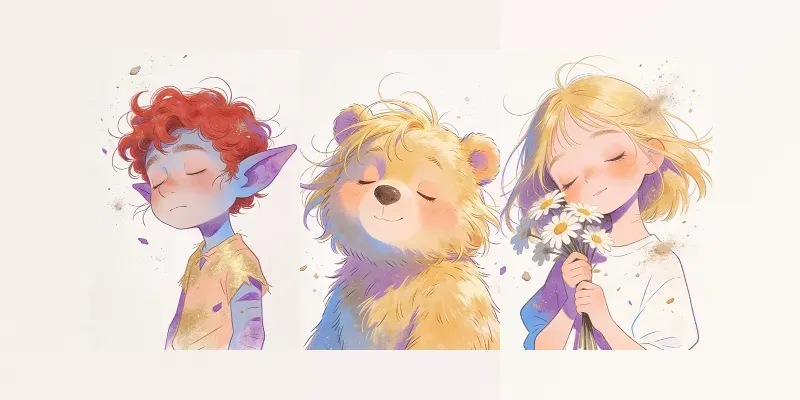 Messy Hair Aesthetic Characters generated by undefined