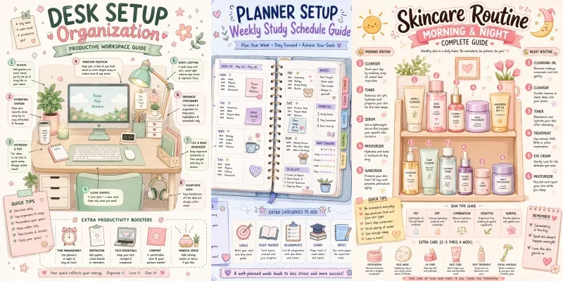 Pastel Visual Organization Infographics generated by undefined